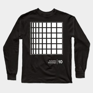 Oversteps - Autechre - Minimal Graphic Artwork Design Long Sleeve T-Shirt